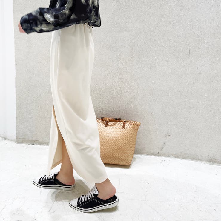 アイボリー | スリットポンチタイトスカート 韓国ファッション ハイウエスト | Sibra