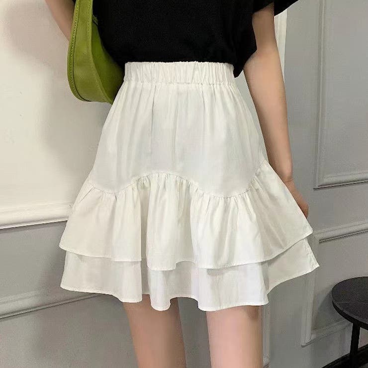 ミニスカート 韓国ファッション 夏服[品番：SHNW0007299]｜Sibra