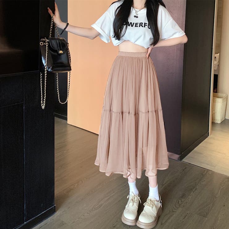 ｓｔANDREWSスカート韓国 ふわり舞う。スカート 夏服 韓国ファッション[品番：SHNW0008869