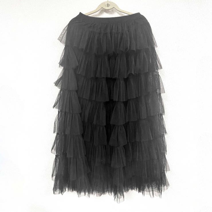 FEKETE フリルボリュームスカート フリルボリュームスカート - FEKETE | 60% - Asian Fashion