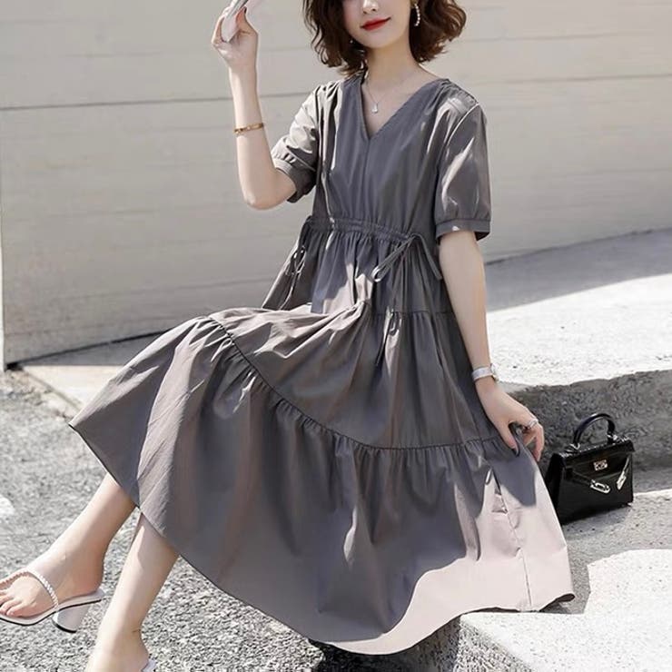 ロングワンピース美ラインワンピース ノ ワンピース 品番 Shnw Sibra シブラ のレディースファッション通販 Shoplist ショップリスト