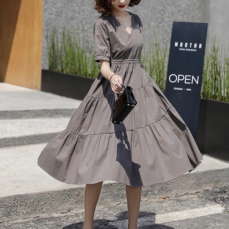 ロングワンピース美ラインワンピース ノ ワンピース 品番 Shnw Sibra シブラ のレディースファッション通販 Shoplist ショップリスト