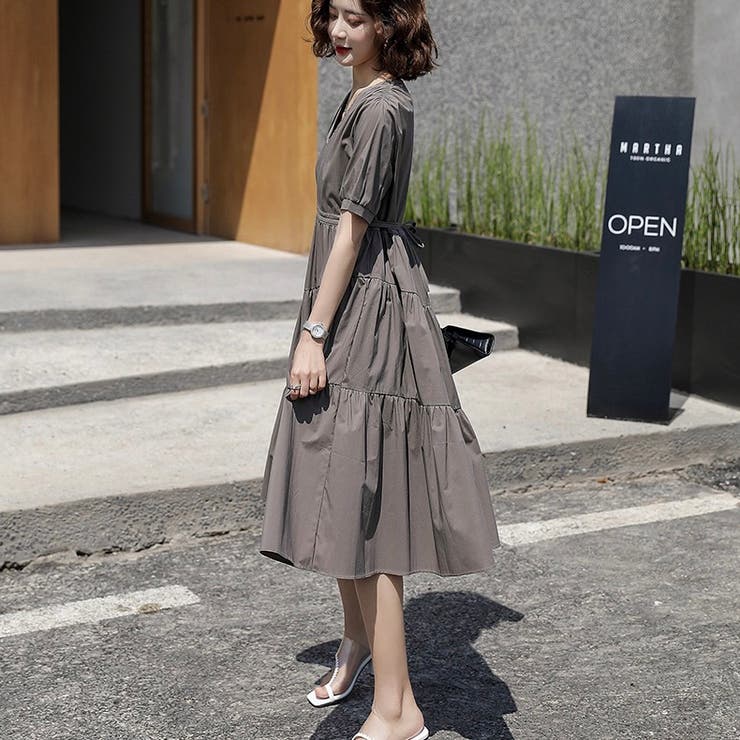 ロングワンピース美ラインワンピース ノ ワンピース 品番 Shnw Sibra シブラ のレディースファッション通販 Shoplist ショップリスト