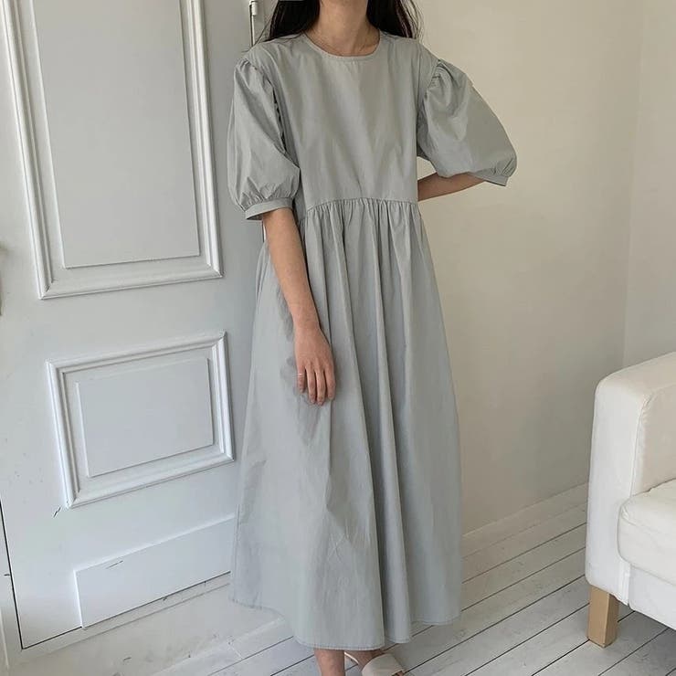 フレアボリューム袖ワンピース 韓国ファッション 夏服 品番 Shnw Sibra シブラ のレディースファッション通販 Shoplist ショップリスト