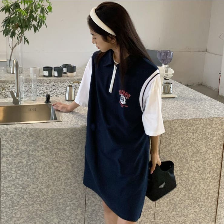 Polo衿ロンtワンピース 韓国ファッション 夏服 品番 Shnw Sibra シブラ のレディースファッション通販 Shoplist ショップリスト