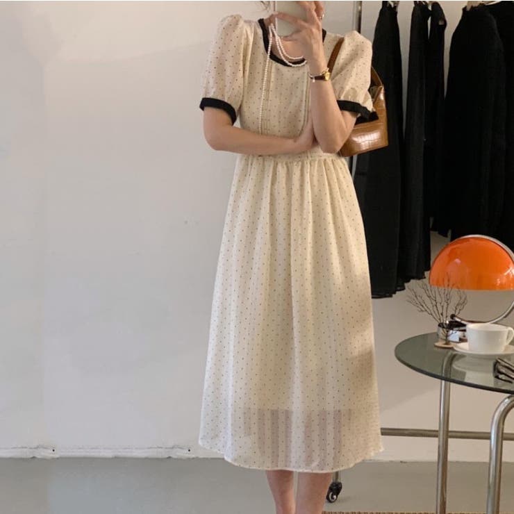 ドットワンピース パーティードレス 韓国 ファッション 品番 Shnw Sibra シブラ のレディースファッション通販 Shoplist ショップリスト