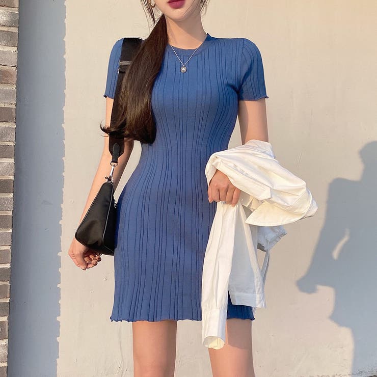 ニットワンピース 韓国ファッション 夏服[品番：SHNW0007533]｜Sibra 