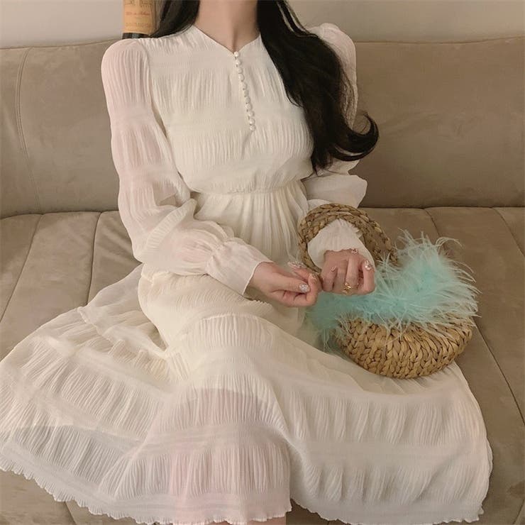韓国ドレス オルチャンワンピース フリンジ パーティー ワンピース 韓国ファッション パーティードレス[品番