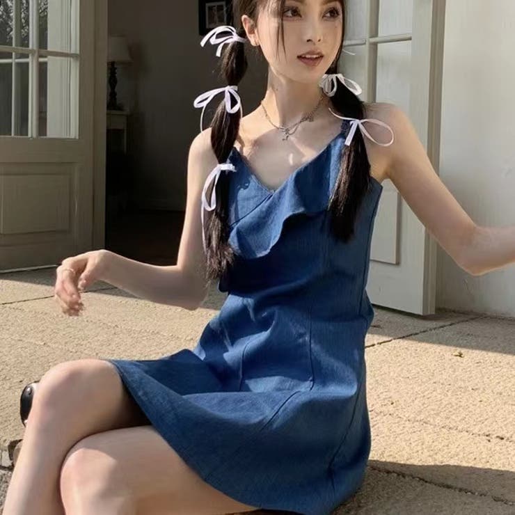 着用1回　白金よつばアンサンブル JILL by JILL STUART｜アシメカラーワンピース | Rakuten