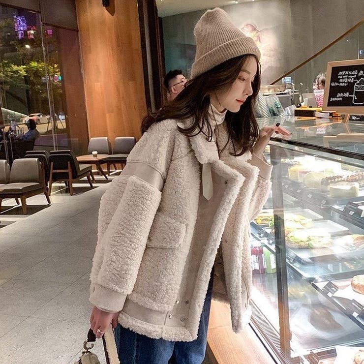 ボアジャケット 韓国ファッション 防寒 品番 Shnw Sibra シブラ のレディースファッション 通販 Shoplist ショップリスト