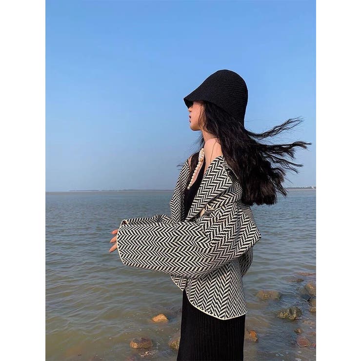 ニットジャケット 韓国ファッション 秋冬 品番 Shnw Sibra シブラ のレディースファッション 通販 Shoplist ショップリスト