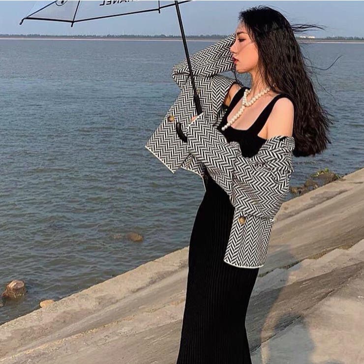 ニットジャケット 韓国ファッション 秋冬 品番 Shnw Sibra シブラ のレディースファッション 通販 Shoplist ショップリスト