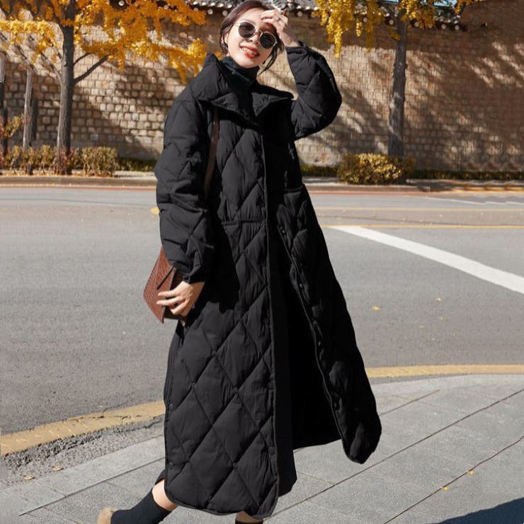 キルディング中綿ロングコート 韓国ファッション 人気