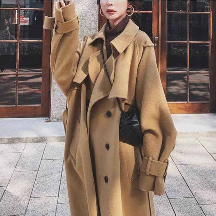 22人気新作 新作 ロングh オーバーコート ドレスコート フレアトレンチコート 送料無料 ロングコート News Elegantsite Gr