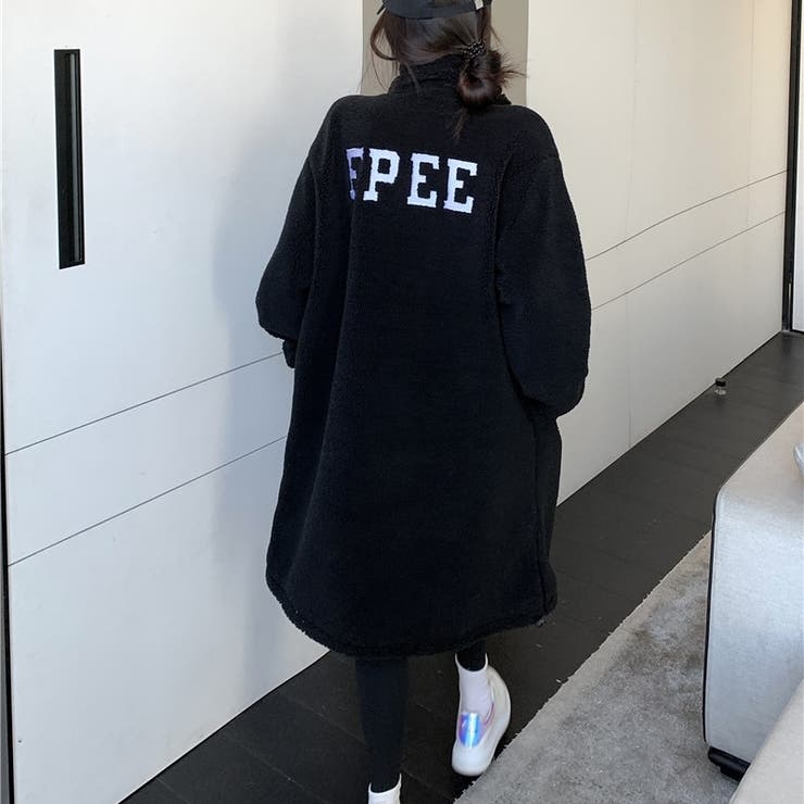 ボアロングコート 韓国ファッション 秋冬[品番：SHNW0008380]｜Sibra