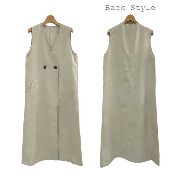 2点セット ロングジレ付き2WAYショートトレンチコート 韓国