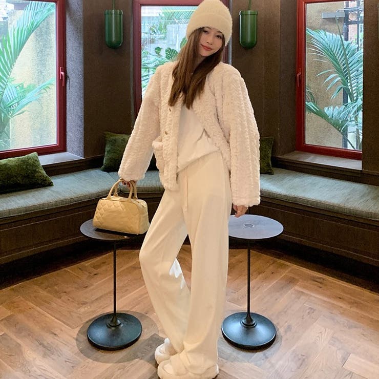 シャギージャケット 秋 韓国ファッション | Sibra | 詳細画像16 