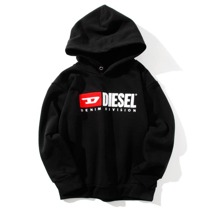 ブラック | DIESEL ディーゼル プルオーバーパーカー | SHIFFON