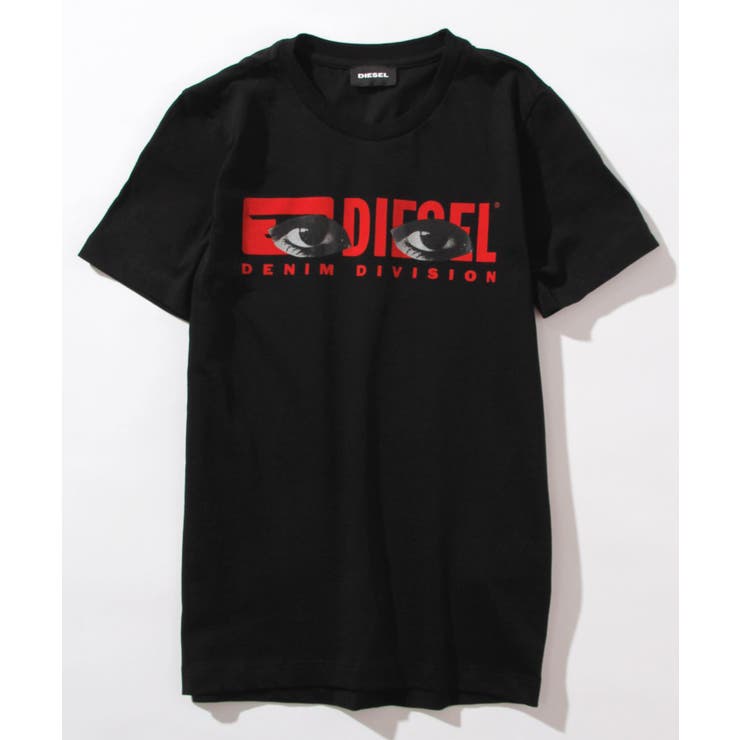 ブラック | DIESEL ディーゼル プリント | SHIFFON