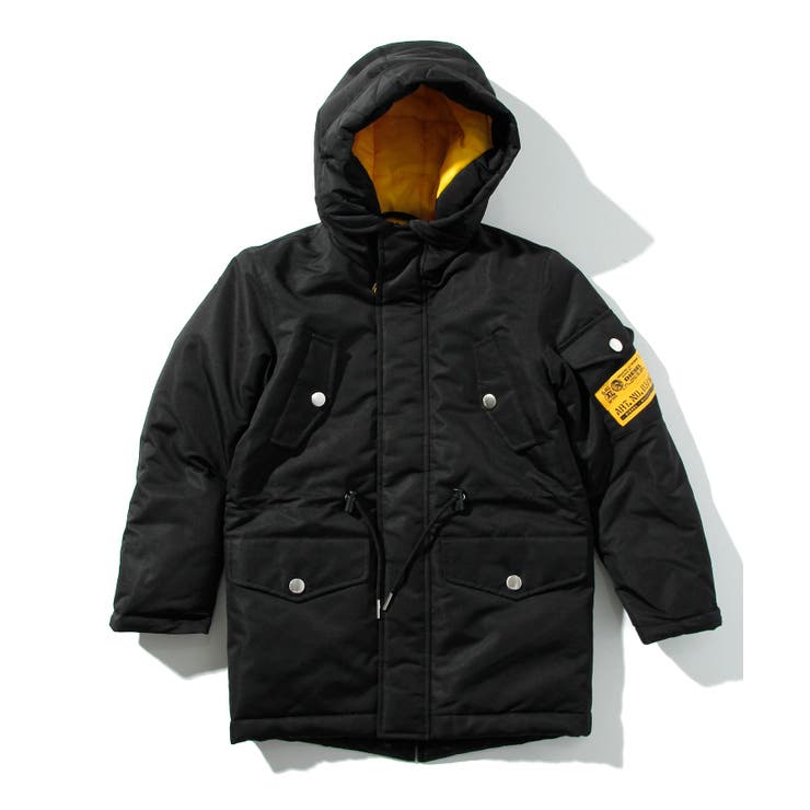 DIESEL フード付きニットコート（ミリタリージャケット） 撥水】フード付スタンドダウンアウター(11453804-2024