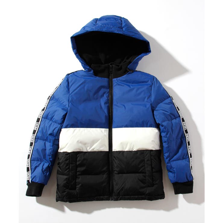 ネイビー | DIESEL ディーゼル フーディーパディングジャケットブルゾン | SHIFFON