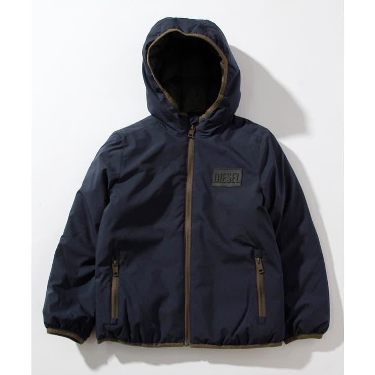 DIESEL ディーゼル フーディーパディングジャケットブルゾン