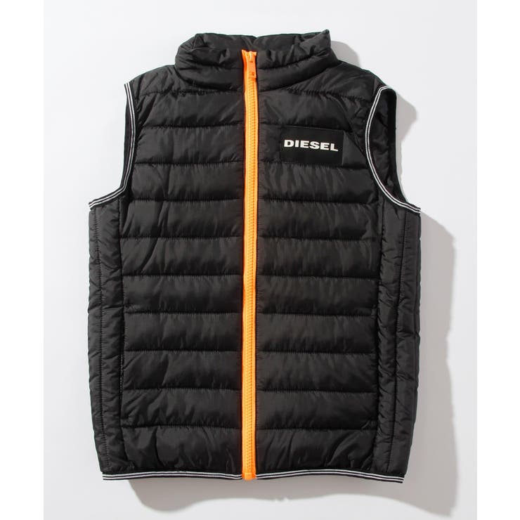ブラック | DIESEL ディーゼル パディングベストジャケット | SHIFFON