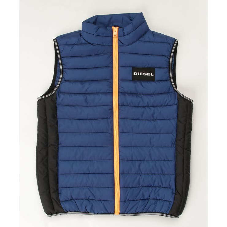 ブルー | DIESEL ディーゼル パディングベストジャケット | SHIFFON