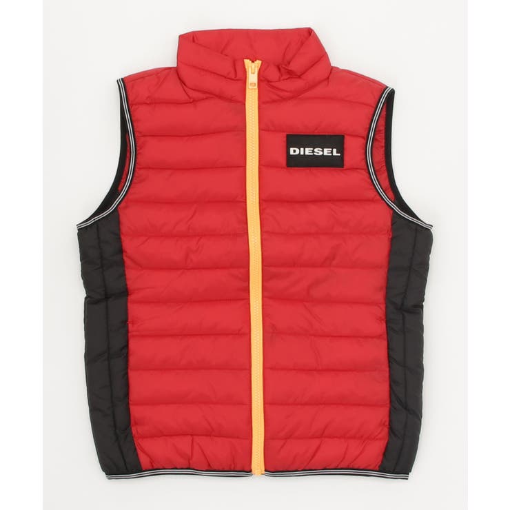 レッド | DIESEL ディーゼル パディングベストジャケット | SHIFFON
