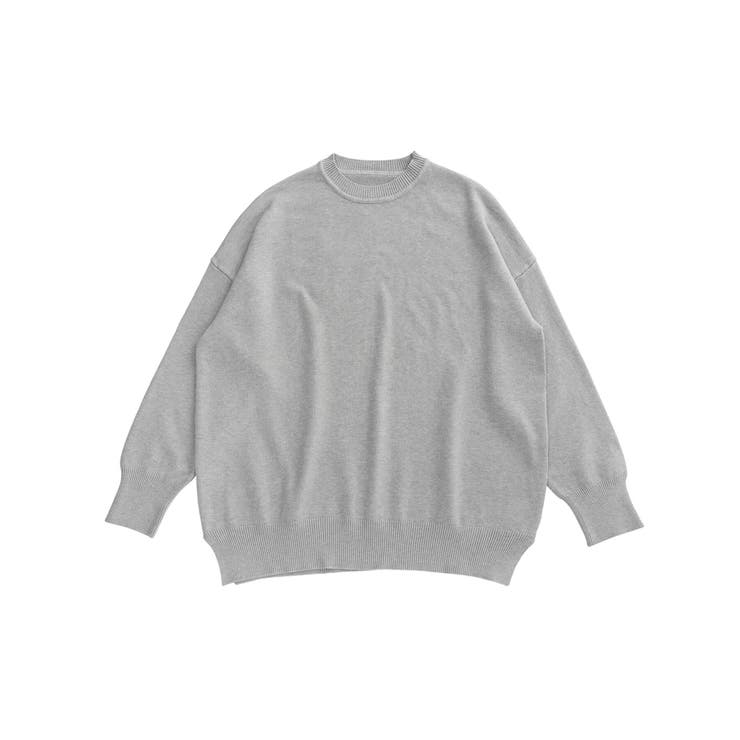 グレー | INFLATION インフレーション ラウンドネック | SHIFFON 