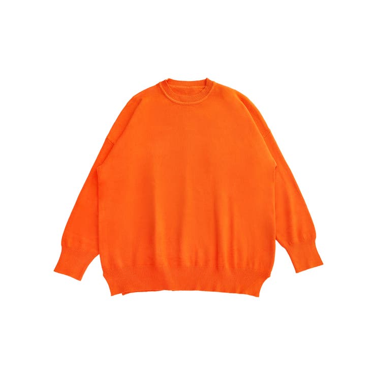 オレンジ | INFLATION インフレーション ラウンドネック | SHIFFON 