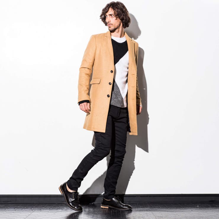 AZ by junhashimotoメルトンチェスターコート[品番：SHNM0002200]｜SHIFFON  （シフォン）のメンズファッション通販｜SHOPLIST（ショップリスト）