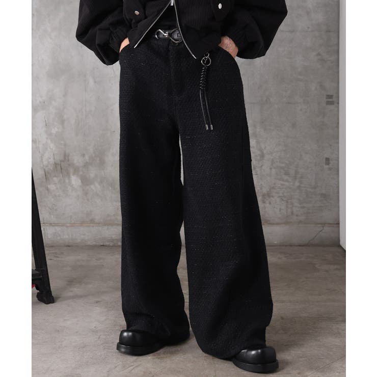 ブラック | Confirm コンファーム ツイード | SHIFFON 