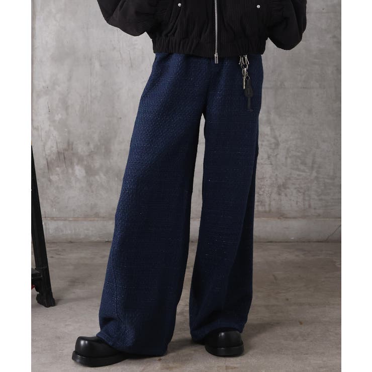 ネイビー | Confirm コンファーム ツイード | SHIFFON 