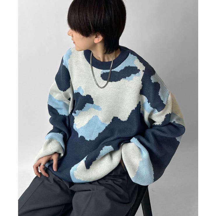 サックスブルー | Confirm コンファーム バルーンスリーブ | SHIFFON 