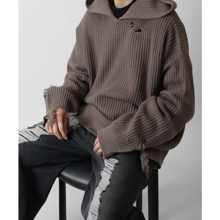 Confirm コンファーム ダメージニット | SHIFFON  | 詳細画像13 