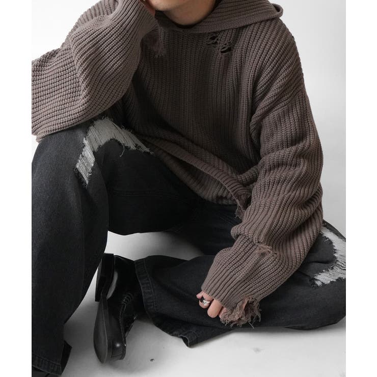 Confirm コンファーム ダメージニット | SHIFFON  | 詳細画像16 