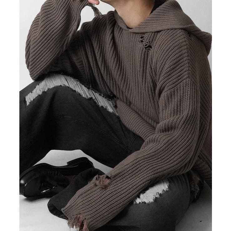 Confirm コンファーム ダメージニット | SHIFFON  | 詳細画像17 