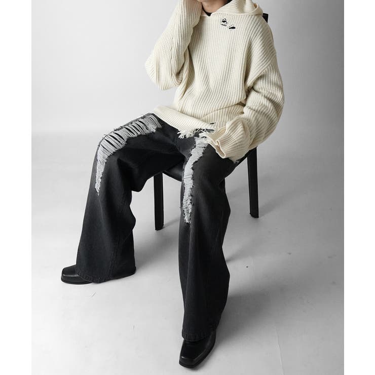 Confirm コンファーム ダメージニット | SHIFFON  | 詳細画像21 