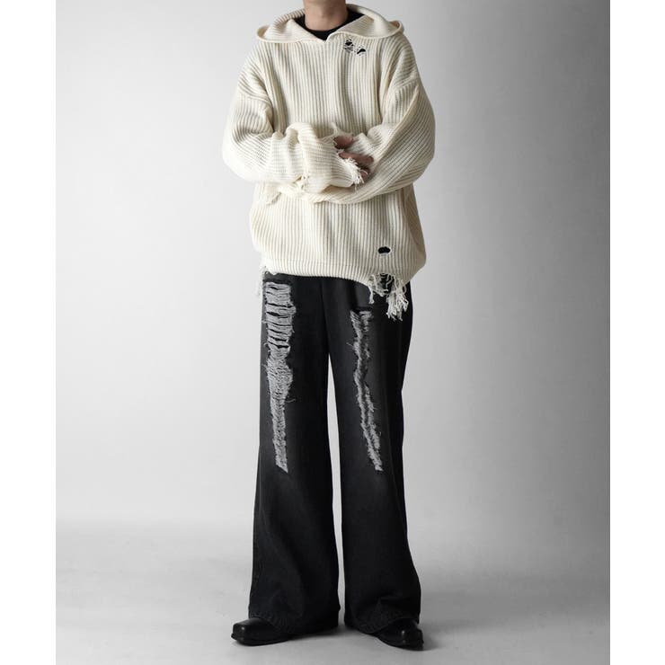 Confirm コンファーム ダメージニット | SHIFFON  | 詳細画像24 