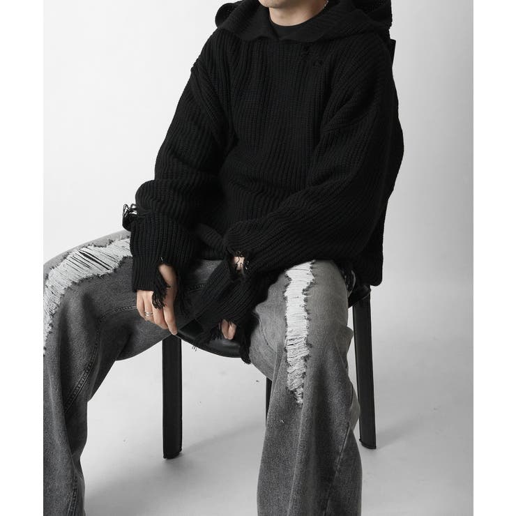 Confirm コンファーム ダメージニット | SHIFFON  | 詳細画像5 