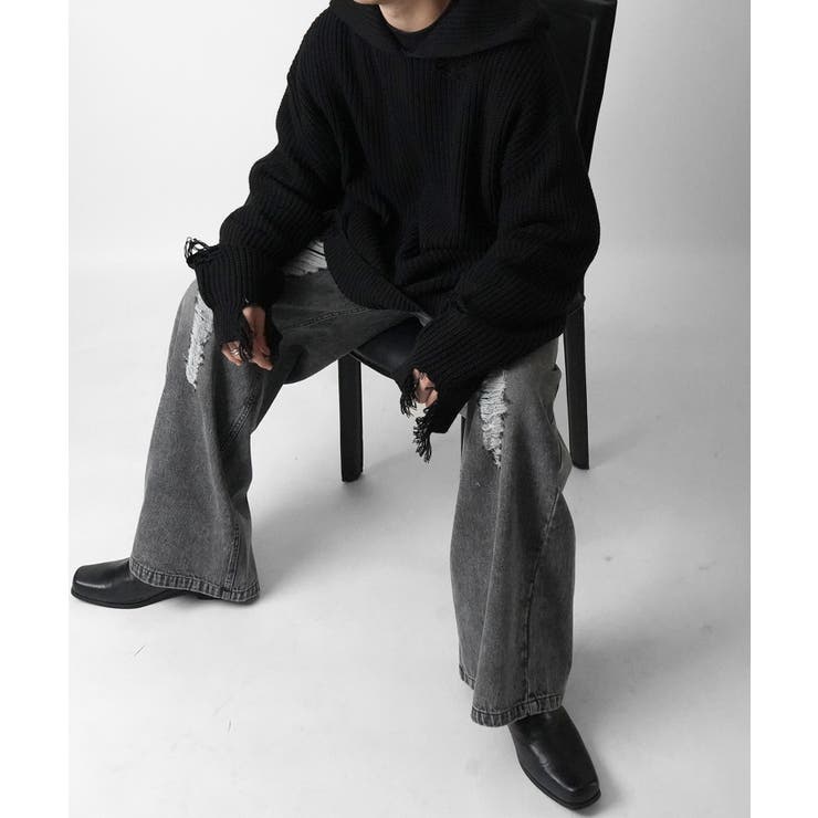 Confirm コンファーム ダメージニット | SHIFFON  | 詳細画像6 