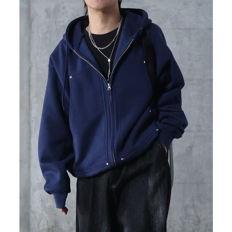 ネイビー | Confirm コンファーム ダブルポケット | SHIFFON 