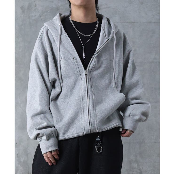 グレー | Confirm コンファーム ダブルポケット | SHIFFON 