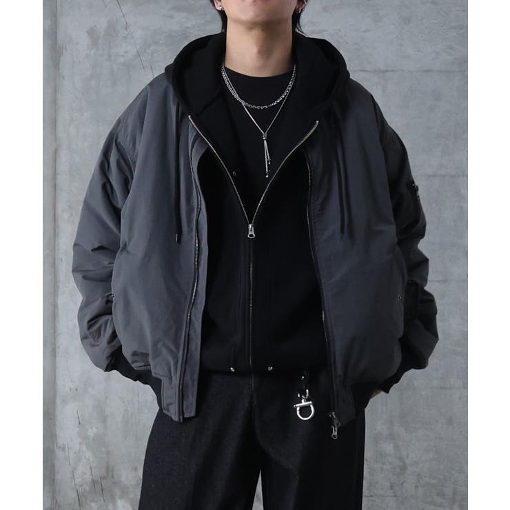 チャコールグレー | Confirm コンファーム ヴィンテージスモークウォッシュ柄 | SHIFFON 