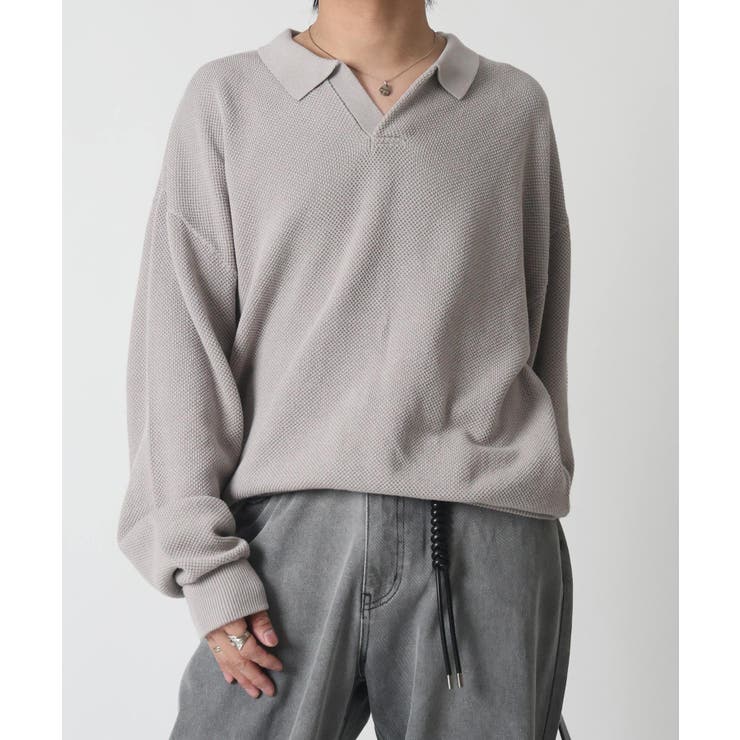 ベージュ | Confirm コンファーム スキッパー | SHIFFON 