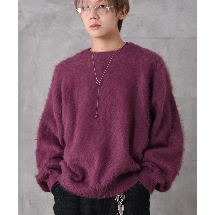 パープル | Confirm コンファーム モヘアライク | SHIFFON 