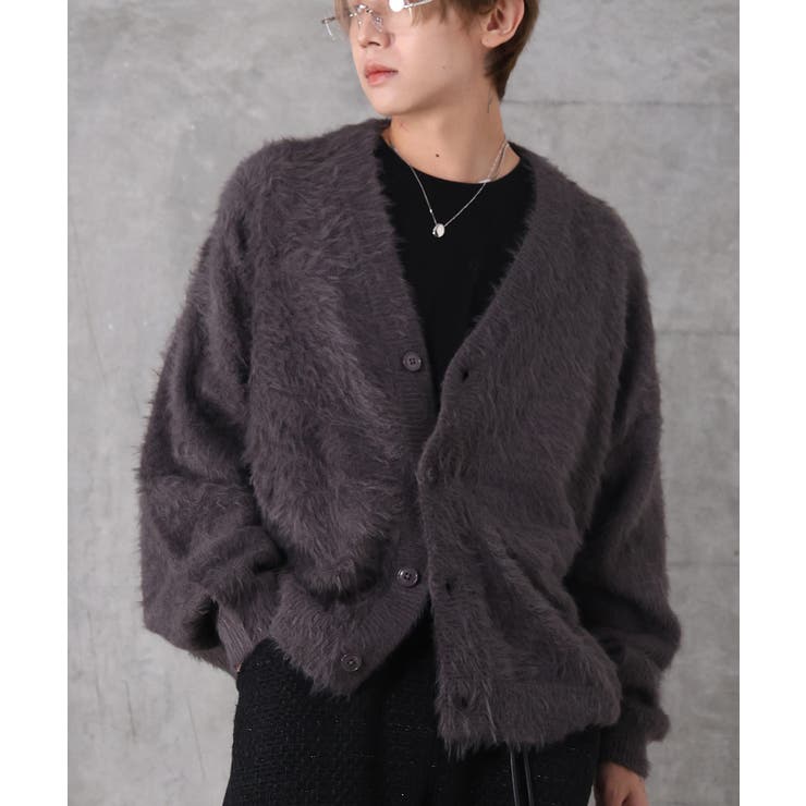 チャコールグレー | Confirm コンファーム モヘアライク | SHIFFON 