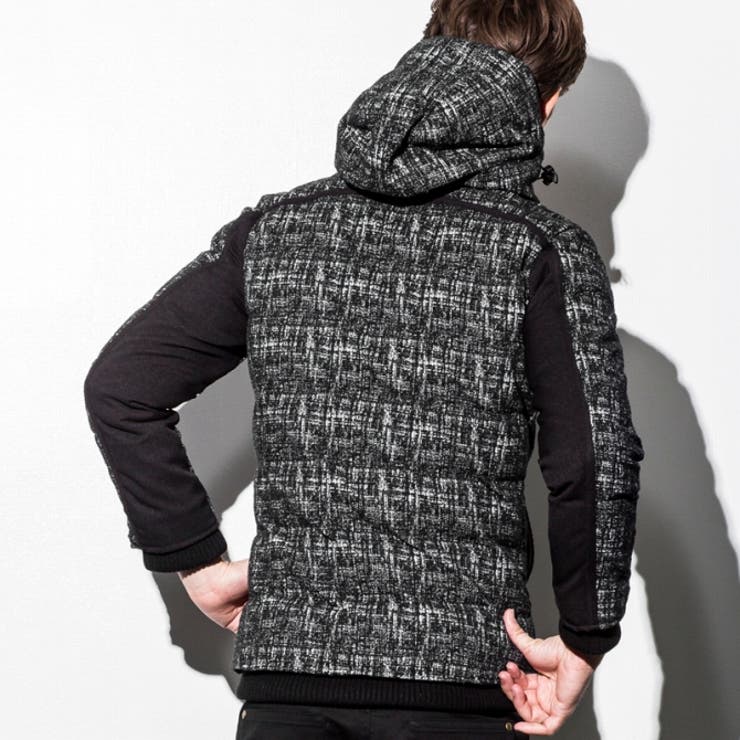 360°ストレッチツイードダウンジャケット[品番：SHNM0001659]｜SHIFFON