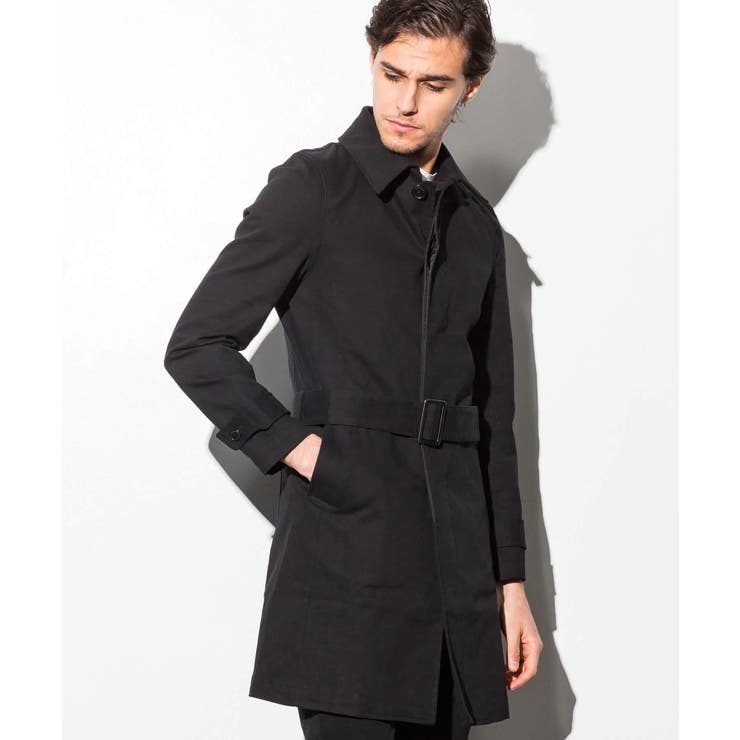 1PIU1UGUALE3 RELAXチェスターコート グレー/ブラック サイズM 【公式